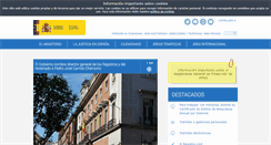 Desktop Screenshot of mjusticia.gob.es